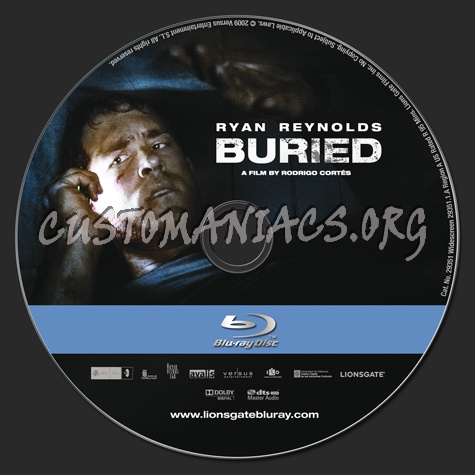 Buried blu-ray label