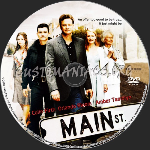 Main Street dvd label