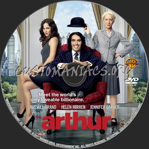 Arthur dvd label