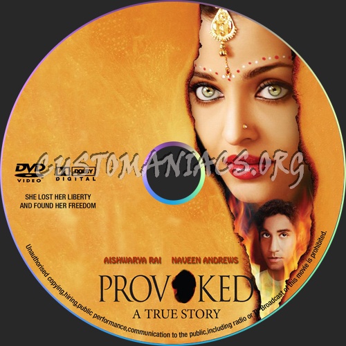 Provoked dvd label