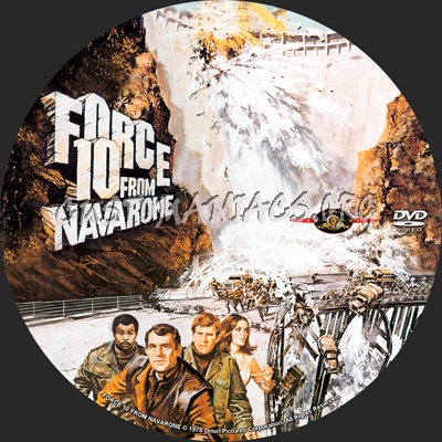 Force 10 From Navarone dvd label