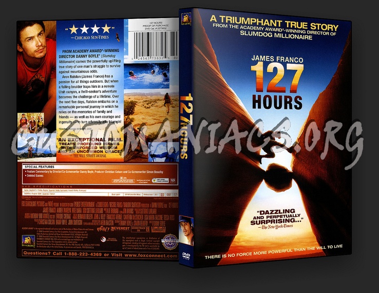 127 Hours dvd cover