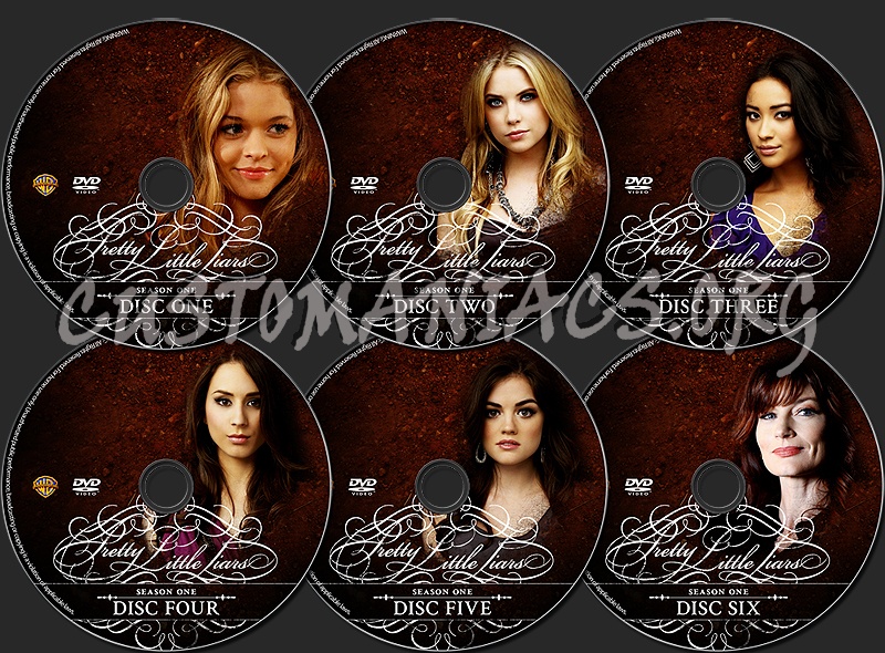 Pretty Little Liars - Season One dvd label