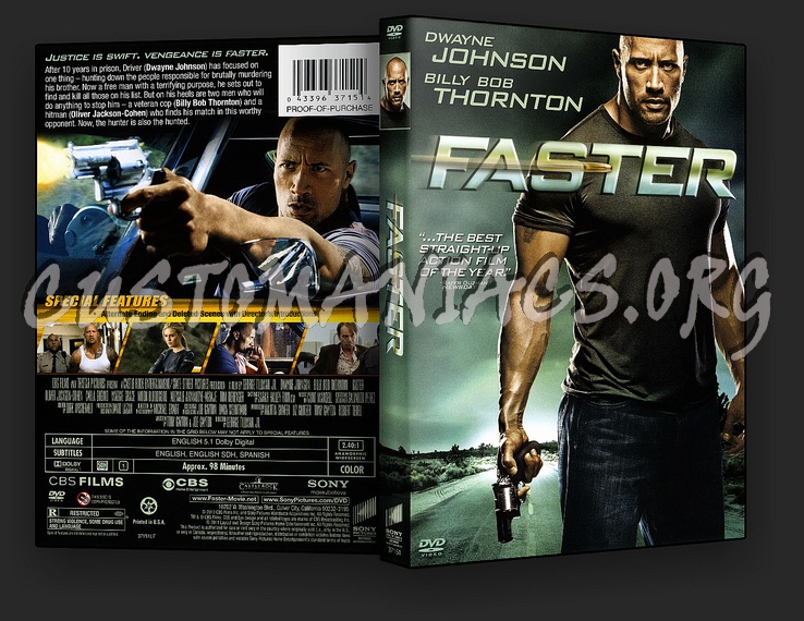 Faster dvd cover