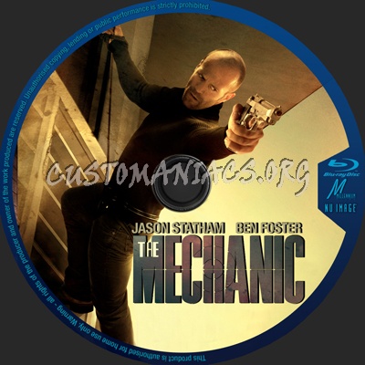 The Mechanic blu-ray label