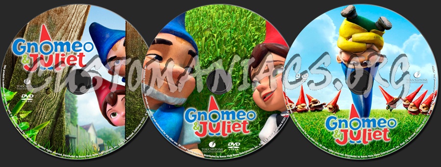 Gnomeo And Juliet dvd label