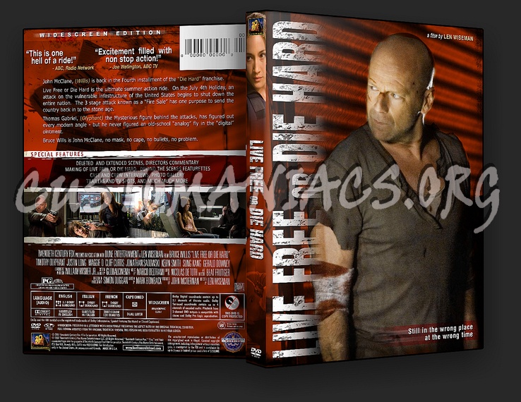 Live Free or Die Hard dvd cover