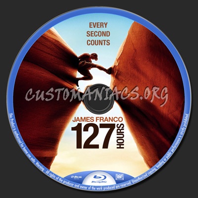 127 Hours blu-ray label