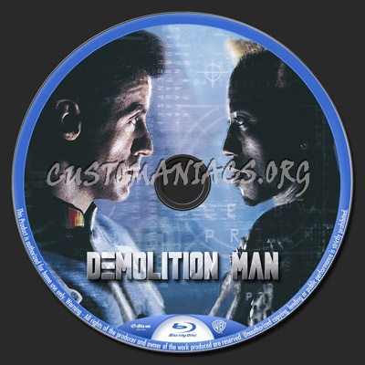 Demolition Man blu-ray label