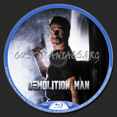 Demolition Man blu-ray label