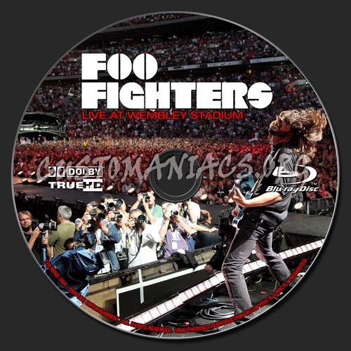 Foo Fighters Live at Wembley Stadium blu-ray label