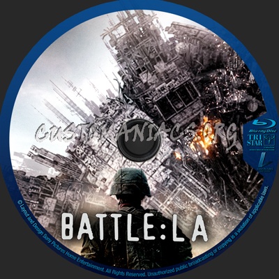 Battle Los Angeles blu-ray label