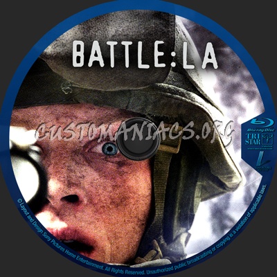 Battle Los Angeles blu-ray label