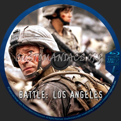 Battle Los Angeles blu-ray label