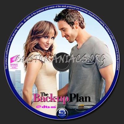 The Back-Up Plan blu-ray label