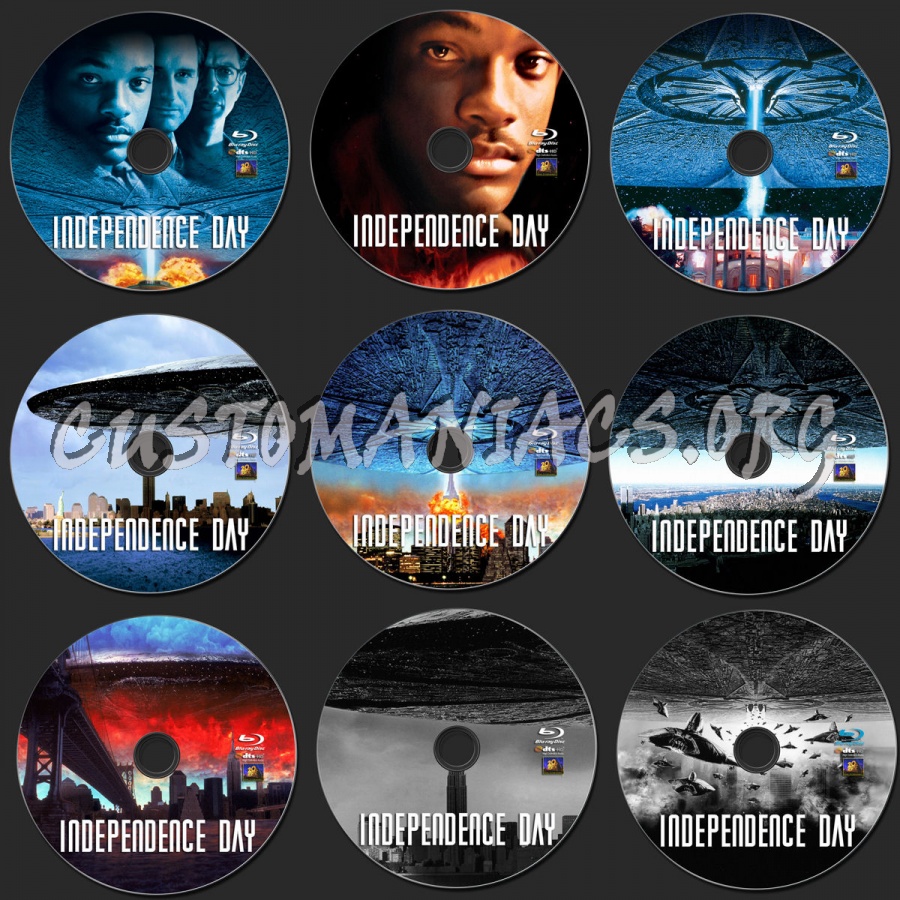 Independence Day blu-ray label