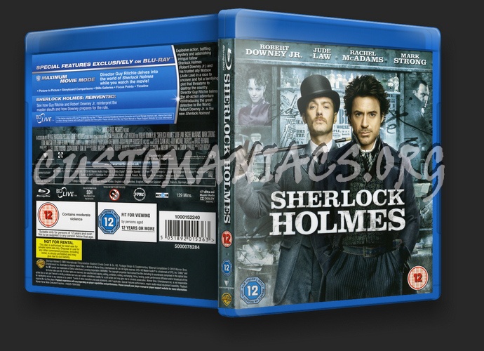 Sherlock Holmes blu-ray cover