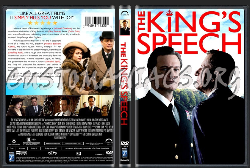 The King's Speech dvd cover