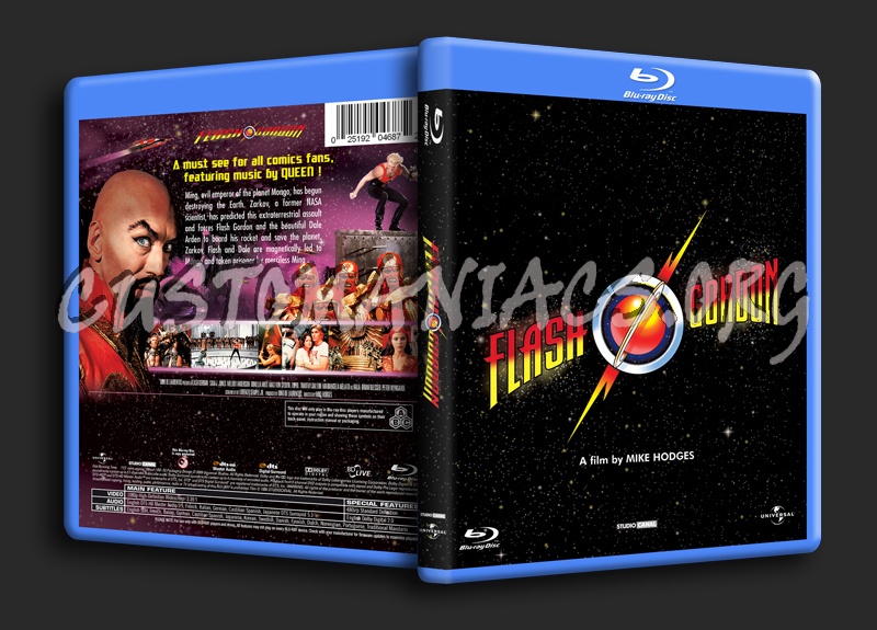 Flash Gordon blu-ray cover