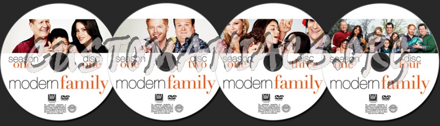 Modern Family - Season 1 dvd label