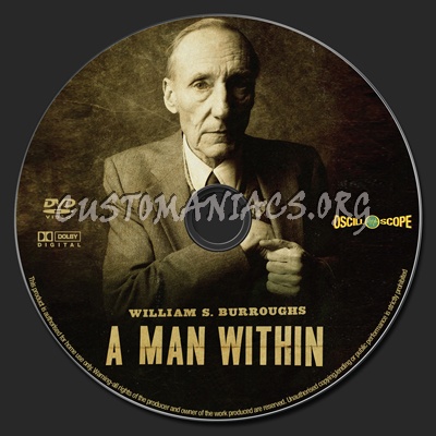 William S. Burroughs: A Man Within dvd label