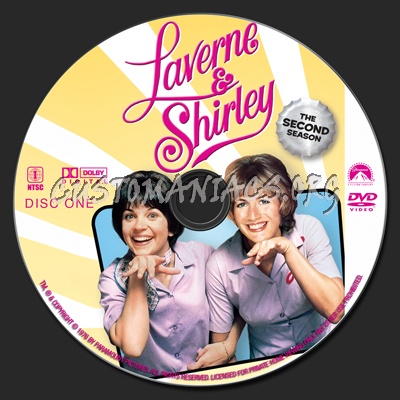 Laverne & Shirley Season Two dvd label