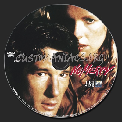 No Mercy dvd label