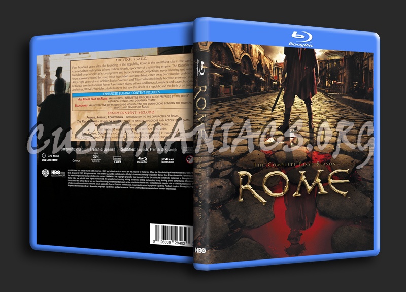 Rome Season 1 blu ray cover DVD Covers Labels by