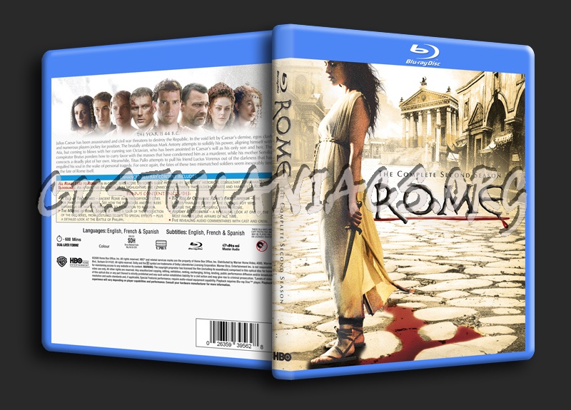 Rome - Season 2 blu-ray cover