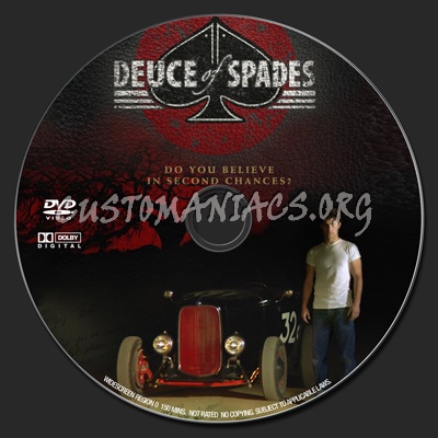 Deuce of Spades dvd label