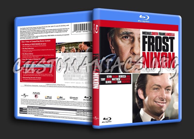 Frost/Nixon blu-ray cover