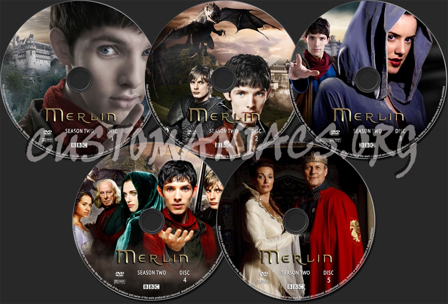 Merlin - Season 2 dvd label