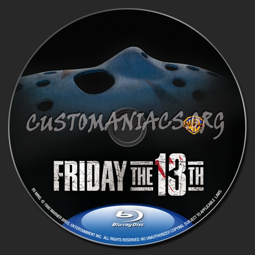 Friday the 13th (1980) blu-ray label