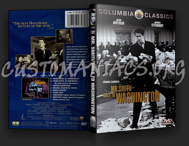 Mr. Smith Goes to Washington dvd cover