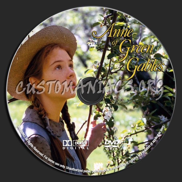 Anne Of Green Gables dvd label
