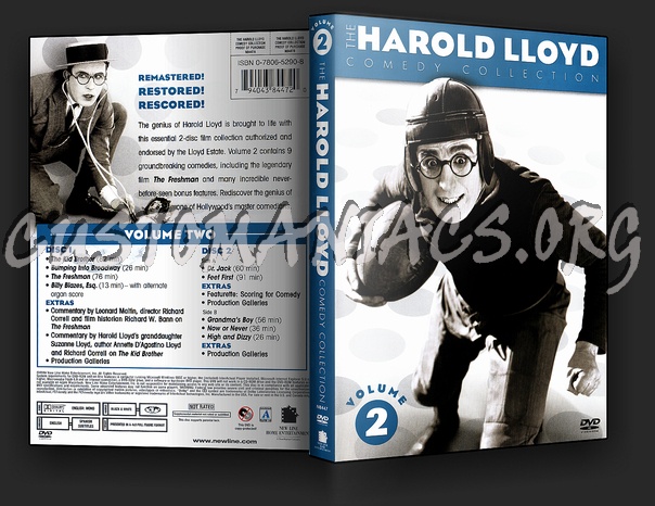 The Harold Lloyd Comedy Collection   Vol : 2 dvd cover