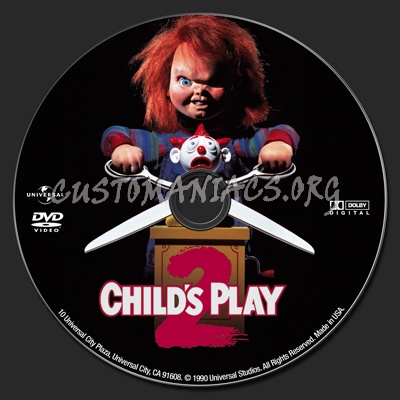 Child's Play 2 dvd label