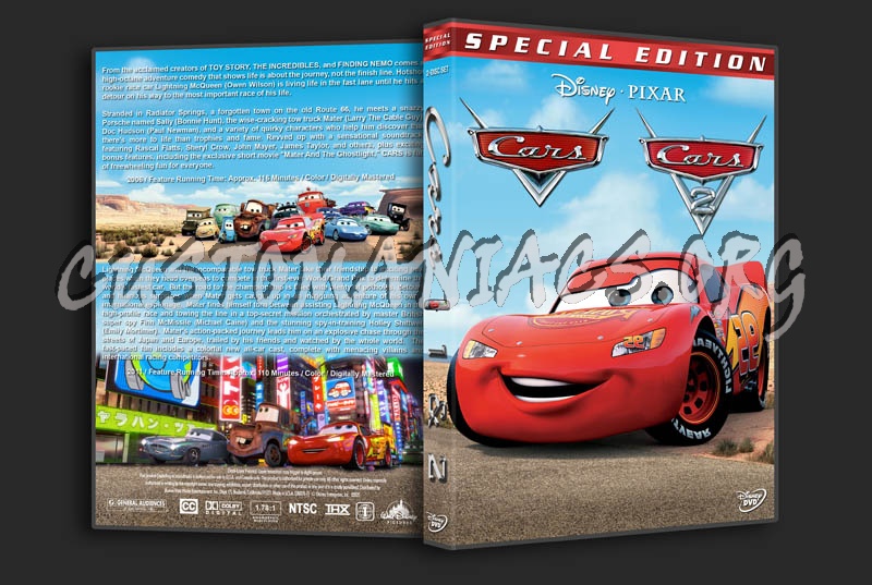 Cars Double Feature dvd cover