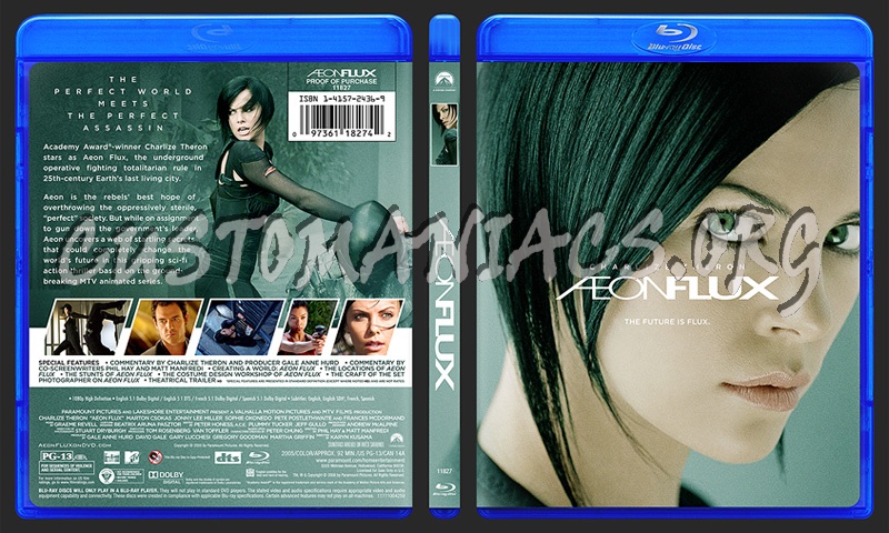 Aeon Flux blu-ray cover