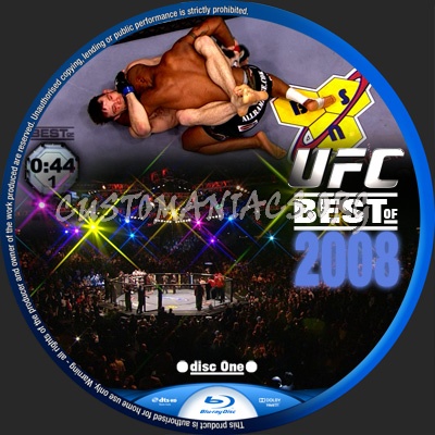 UFC - Best Of 2008 blu-ray label