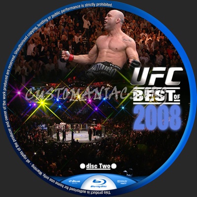 UFC - Best Of 2008 blu-ray label