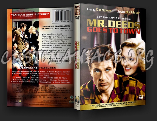 Mr. Deeds Goes to Town dvd cover