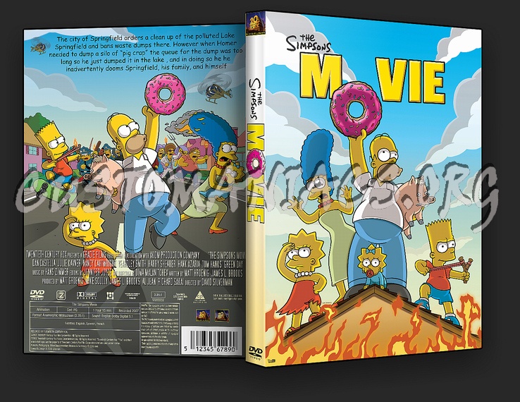 The Simpsons Movie dvd cover
