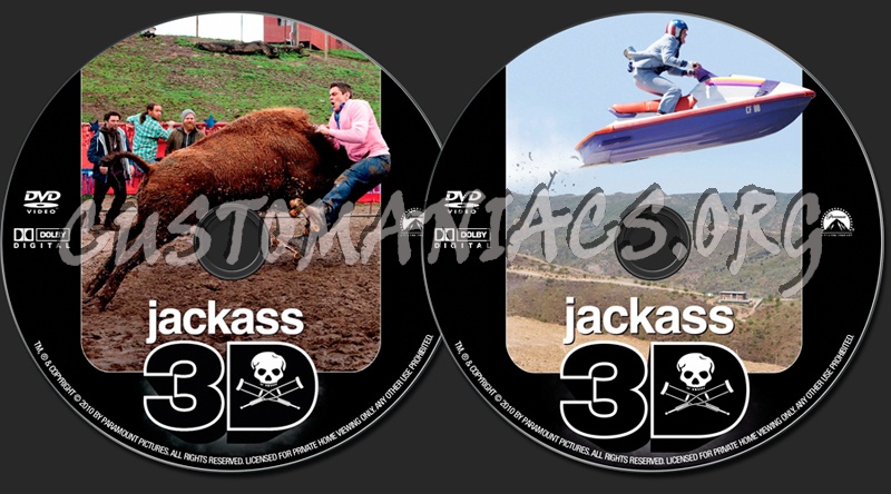 Jackass 3D dvd label