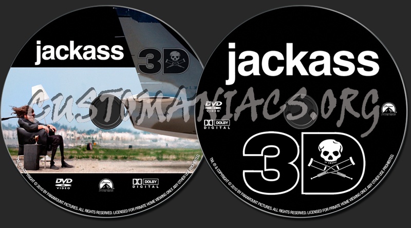 Jackass 3D dvd label