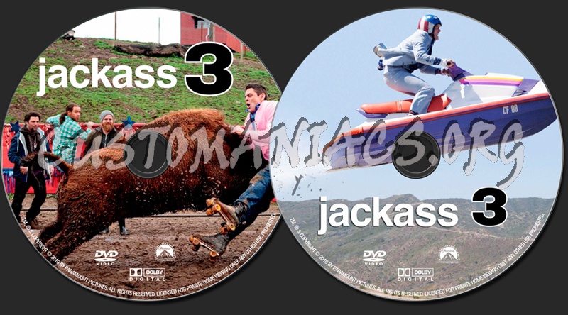 Jackass 3 dvd label