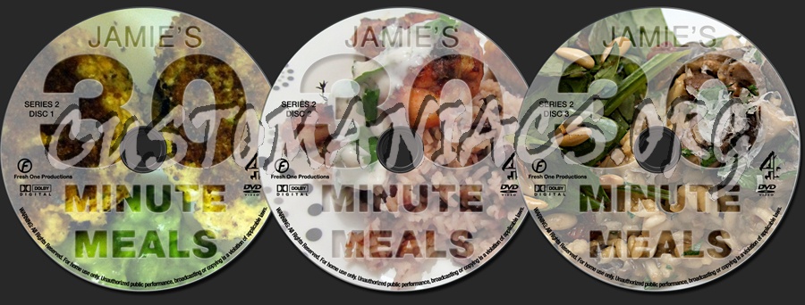 Jamie Oliver's 30 Minute Meals Series 2 dvd label