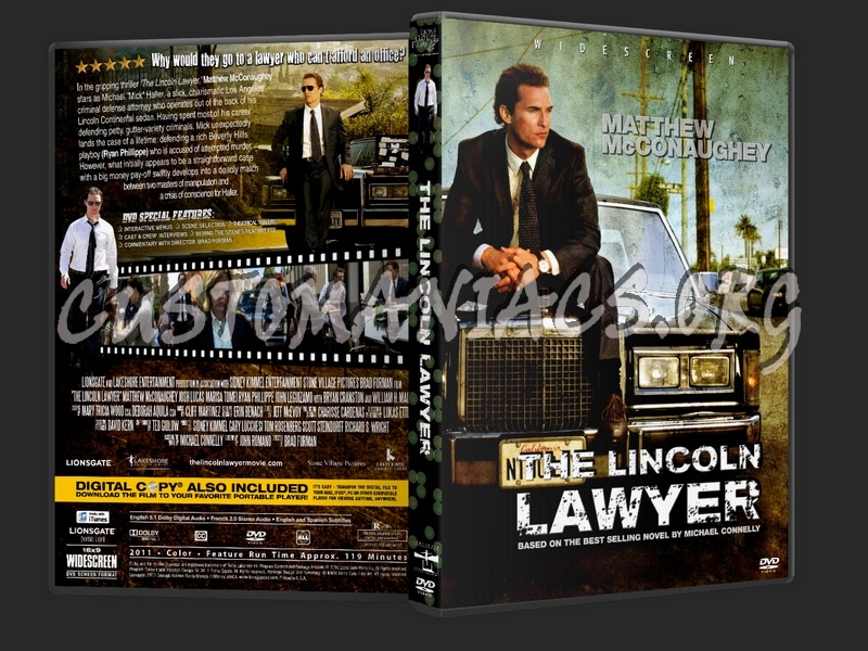 The Lincoln Lawyer dvd cover