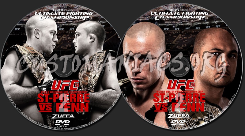 UFC 94 St-Pierre vs. Penn 2 dvd label