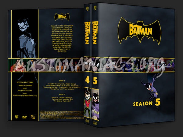 The Batman Season 4 and 5 dvd cover